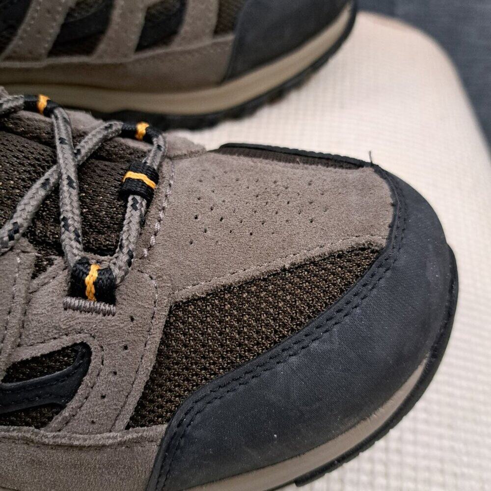 %Size 13 Men's Columbia Crestwood Mid Waterproof Hiker Cordovan/Squash/ D13 - Picture 8 of 12